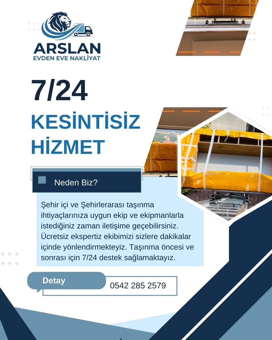 7/24 Kesintisiz hizmet!!!!
